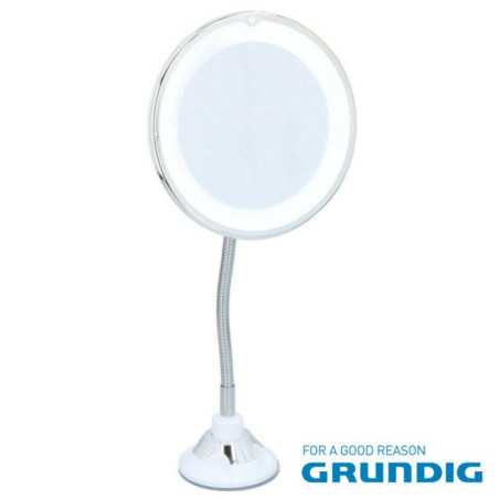 ESPELHO LED C BRAÇO GIRATÓRIO E VENTOSA