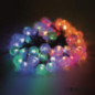 GRINALDA 30 LED MULTICOR BOLAS CRISTAL DECORATIVAS 5M