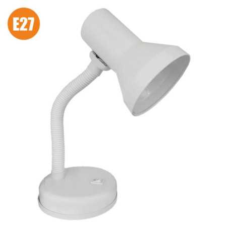 CANDEEIRO MESA E27 60W BRANCO