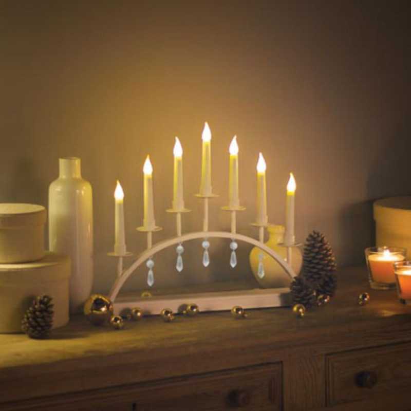 CONJUNTO 7 VELAS LUZ LED
