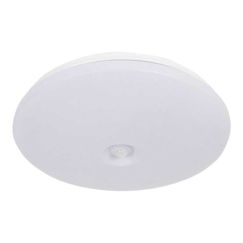APLIQUE LED REDONDO 2XE27 2X60W C SENSOR MOVIMENTO PIR