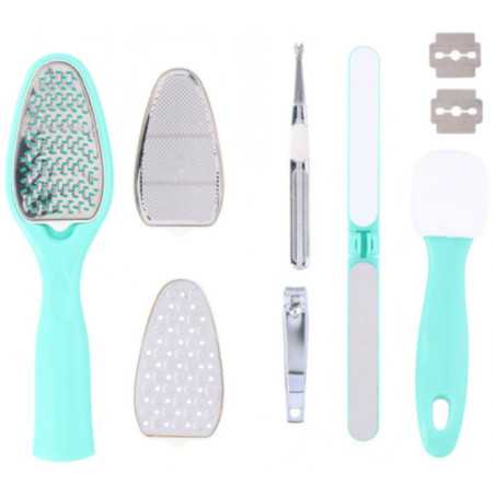 CONJUNTO 8 ACESSÓRIOS P PEDICURE