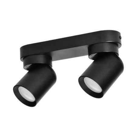 CANDEEIRO LED TETOPAREDE IP20 PRETO ADVITI
