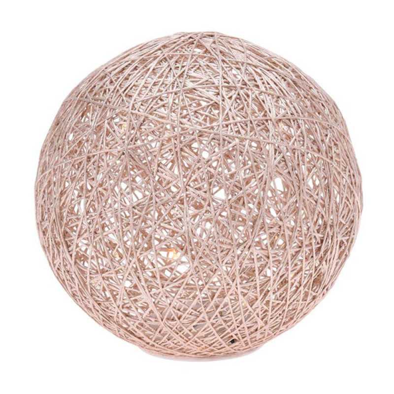 BOLA DECORATIVA C 20 LEDS 20CM DOURADA 3000K