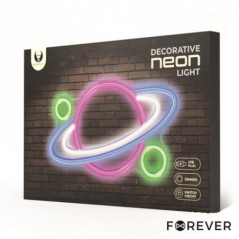 LUZ LED NEON EM FORMA DE PLANETA