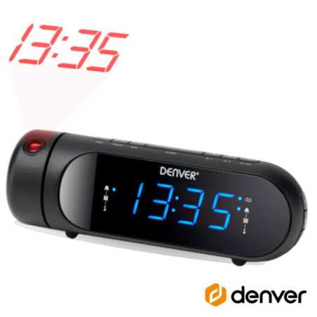 RELÓGIO DESPERTADOR FM DIGITAL DENVER