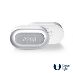 RELÓGIO DESPERTADOR C LUZ PRESENÇA LED AKSEL FOREVER