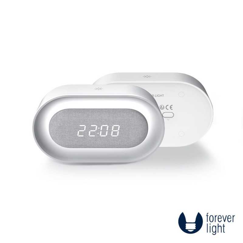 RELÓGIO DESPERTADOR C LUZ PRESENÇA LED AKSEL FOREVER