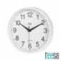 RELÓGIO DE PAREDE REDONDO BRANCO 25CM TEESA