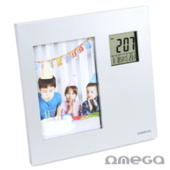 ESTAÇÃO METEOROLÓGICA C ALARME E MOLDURA 85X125MM OMEGA