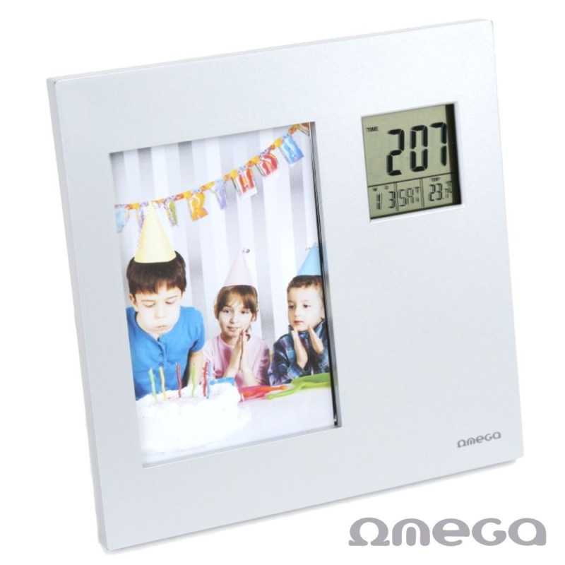 ESTAÇÃO METEOROLÓGICA C ALARME E MOLDURA 85X125MM OMEGA