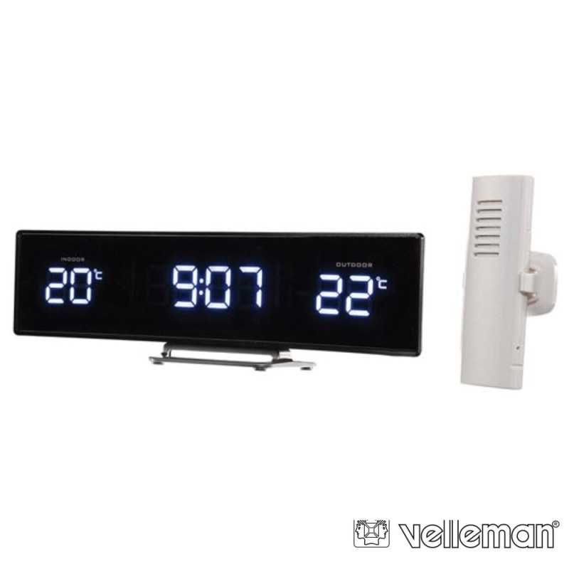 ESTAÇÃO METEOROLÓGICA S FIOS C VISOR P INTERIOREXTERIOR