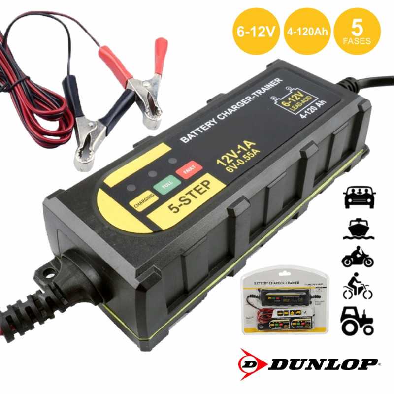 CARREGADOR DE BATERIAS 612V 4120A DUNLOP
