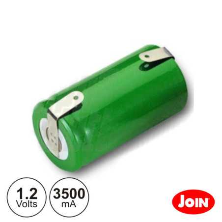 BATERIA NIMH SC 12V 3500MA C PATILHAS JOIN