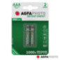 PILHA RECARREGÁVEL AAA 12V 950MAH 2X BLISTER AGFAPHOTO