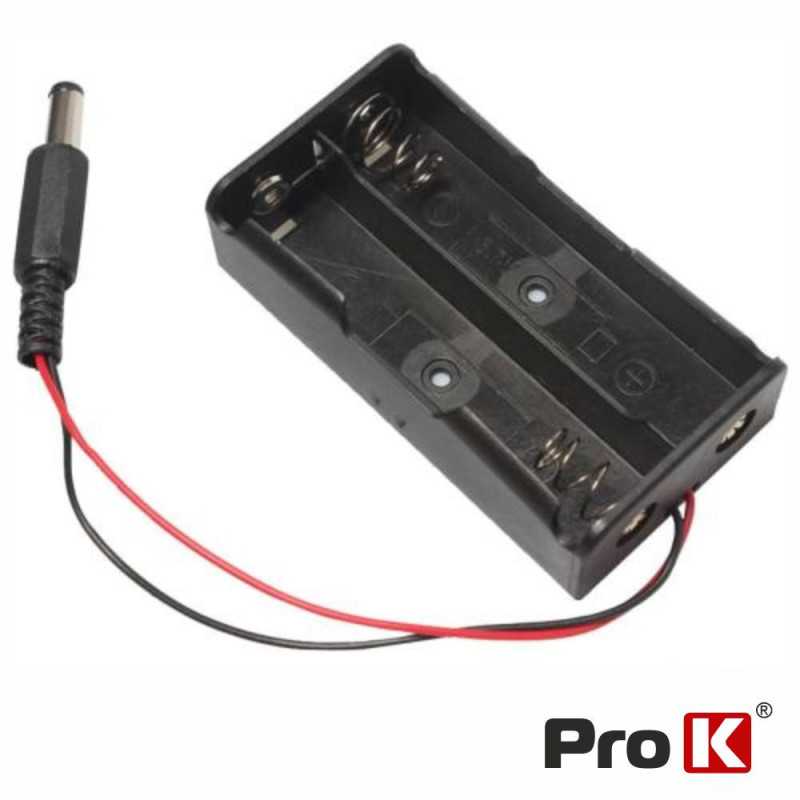 SUPORTE P 2 PILHAS 18650 PROK