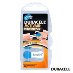 PILHA BOTÃO DA675 HEARING AID 6X BLISTER DURACELL
