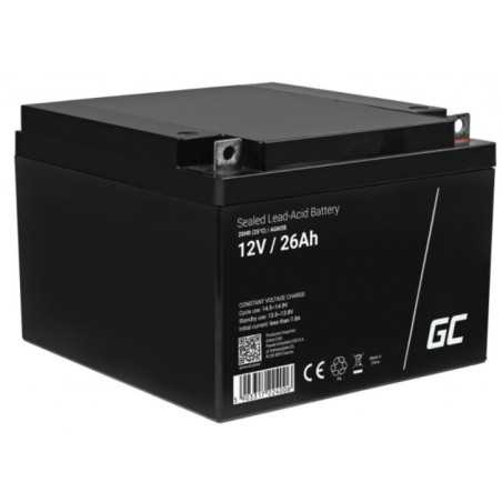 BATERIA CHUMBO GEL AGM 12V 26A GREEN CELL