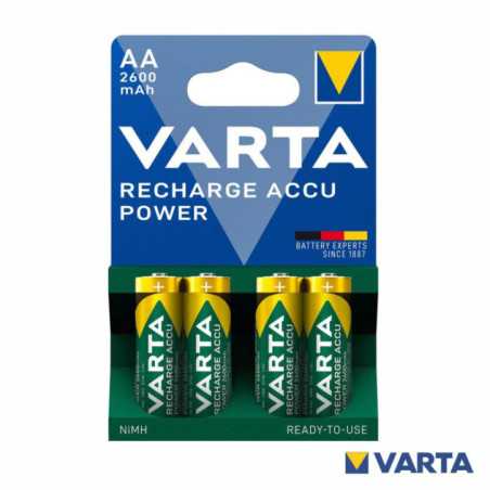 PILHA RECARREGÁVEL AA 12V 2600MA 4X BLISTER VARTA