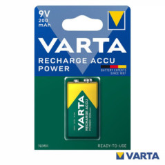 BATERIA NIMH 6HR61 9V 200MA VARTA
