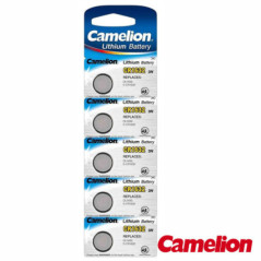 PILHA LITHIUM BOTÃO CR1632 3V 120MA 5X BLISTER CAMELION