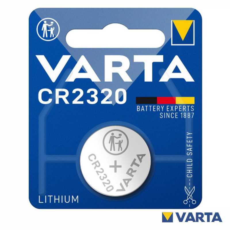 PILHA LITHIUM BOTÃO CR2320 3V BLISTER VARTA