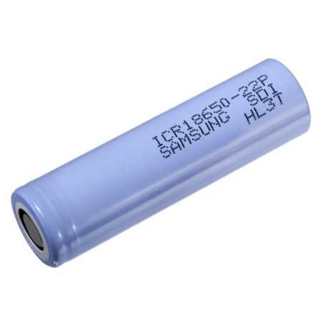 BATERIA LITHIUM 18650 37V 2200MA 22P RECARREGÁVEL SAMSUNG