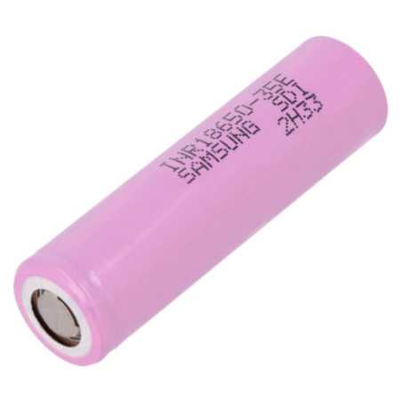 BATERIA LITHIUM 18650 37V 3500MA 35E RECARREGÁVEL SAMSUNG