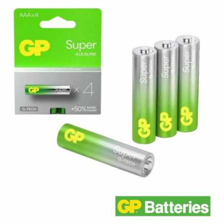 PILHA ULTRA ALCALINA LR03AAA 15V 4X BLISTER GP