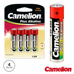 PILHA ALCALINA LR03AAA 15V 4X BLISTER CAMELION