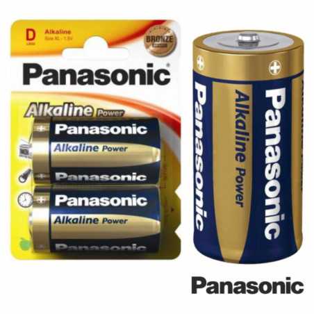 PILHA ALCALINA LR20D 15V 2X BLISTER PANASONIC