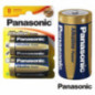 PILHA ALCALINA LR20D 15V 2X BLISTER PANASONIC