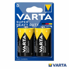 PILHA ZINCOCARVÃO R20D 15V 2X BLISTER VARTA