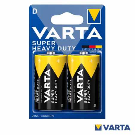 PILHA ZINCOCARVÃO R20D 15V 2X BLISTER VARTA