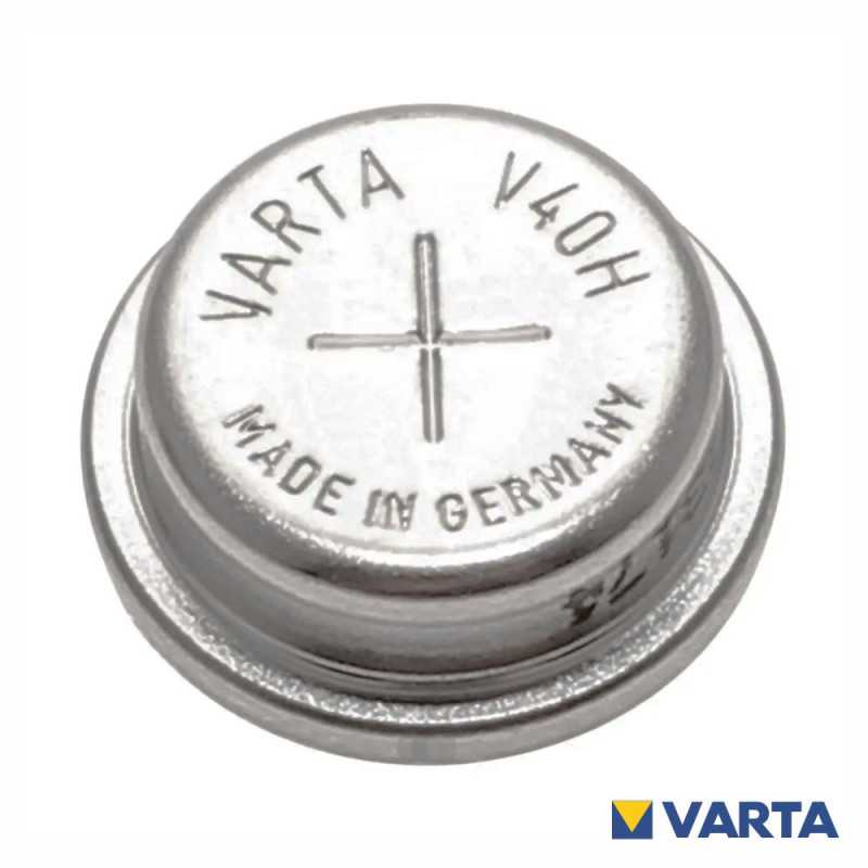 PILHA BOTÃO RECARREGÁVEL NIMH V40H 12V 40MAH VARTA