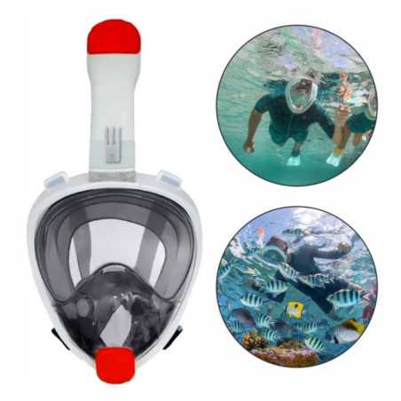 MÁSCARA DE SNORKELING C SUPORTE DE CÂMARA P CRIANÇAS
