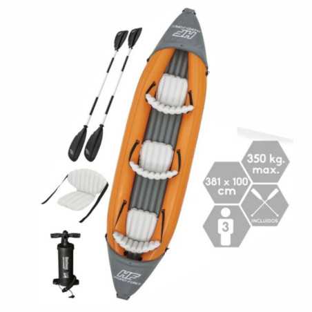 KAYAK INSUFLÁVEL P 3 PESSOAS 381X100X42CM 350KG BESTWAY