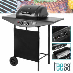 GRELHADOR GÁS MÓVEL P CHURRASCO TEESA