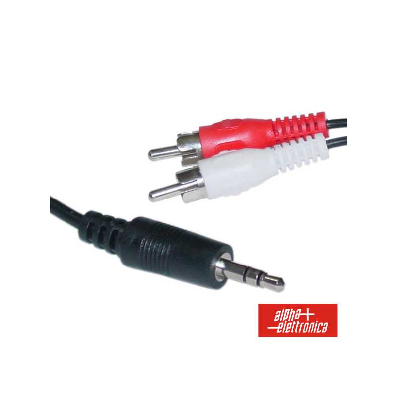 CABO JACK 35MM MACHO ST 2RCA MACHO 5M