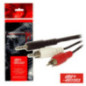 CABO JACK 35MM MACHO ST 2RCA MACHO 15M POLYBAG