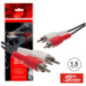 CABO 2RCA MACHO 2RCA MACHO 15M PVC POLYBAG