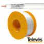 CABO COAXIAL 75 OHM 65MM COBRE BRANCO TELEVÉS