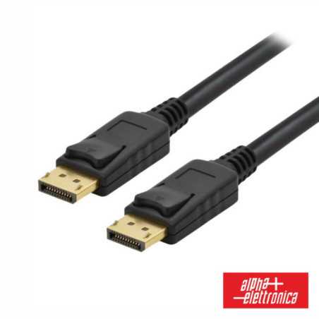 CABO DISPLAYPORT MACHO MACHO PRETO 5M ALPHA