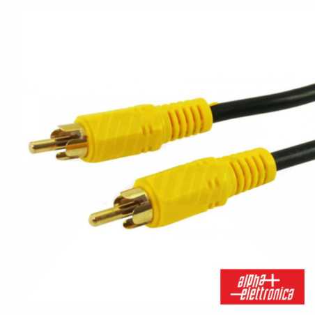 CABO RCA VÍDEO MACHO RCA VÍDEO MACHO DOURADO 5M ALPHA