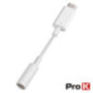 CABO USBC MACHO JACK 35MM 11MM BRANCO PROK