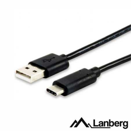 CABO USBA 20 MACHO USB TYPEC MACHO 18M PRETO LANBERG
