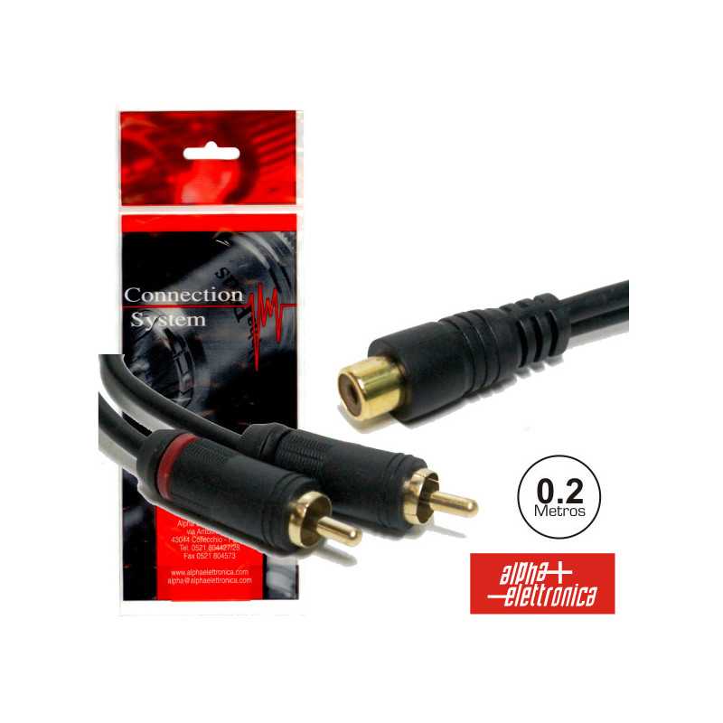 CABO 2RCA MACHO RCA FÊMEA 02M