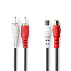 CABO 2RCA MACHO 2RCA FÊMEA 10M