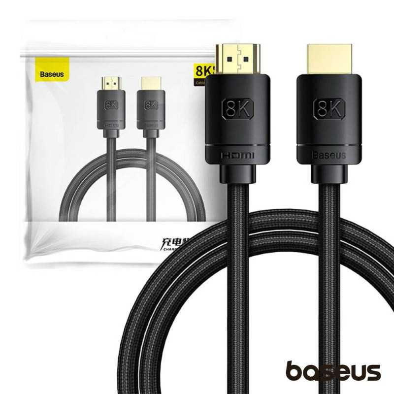 CABO HDMI DOURADO MACHO MACHO 21 8K 3D HDR 1M BASEUS