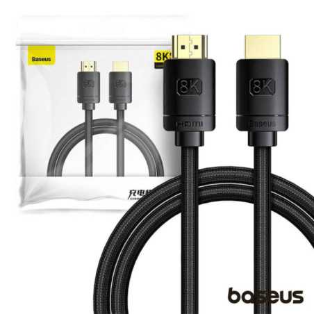 CABO HDMI DOURADO MACHO MACHO 21 8K 3D HDR 1M BASEUS